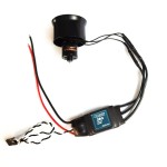 QX-motor 30mm 6 Blades Ducted Fan EDF 2S 3S 4S Brushless Motor 20A Esc for DIY RC Airplanes Model Parts Car Model